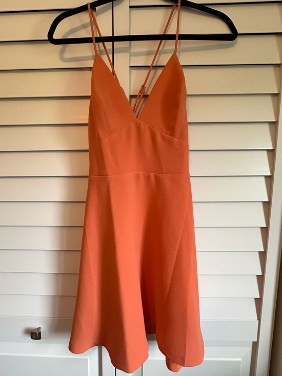 BCBGeneration Dresses & Skirts - BCBGeneration Coral Orange Spaghetti Strap Mini Dress